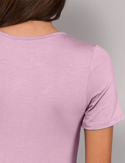 Футболка с коротким рукавом Sielei TODAY 6010 malva, Цвет: malva (лиловый), Размеры: L, изображение 4