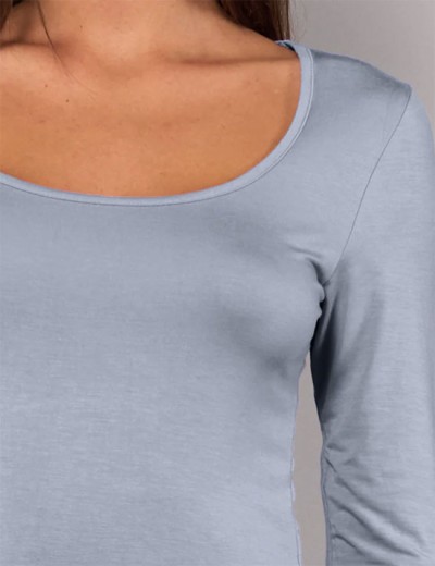 Футболка с длинным рукавом Sielei TODAY 6012 denim, Цвет: denim (джинсовый), Размеры: L, изображение 3