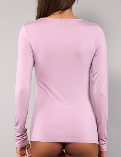 Футболка с длинным рукавом Sielei TODAY 6012 malva, Цвет: malva (лиловый), Размеры: L, изображение 2