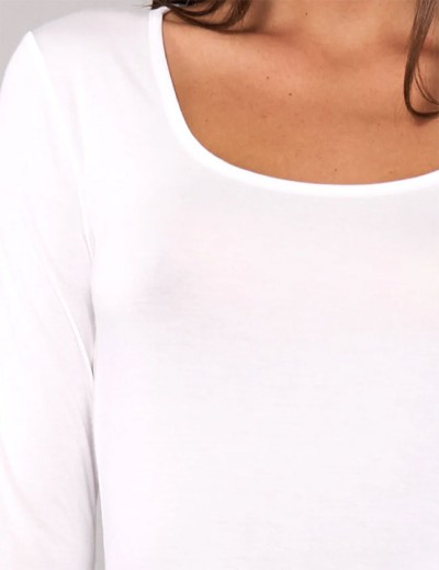 Футболка с длинным рукавом Sielei TODAY 6012 milk, Цвет: milk (молоко), Размеры: L, изображение 3