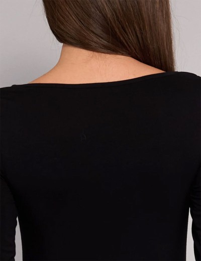 Кофта с вырезом-лодочкой Sielei TODAY 6014 nero, Цвет: nero (черный), Размеры: S, изображение 3