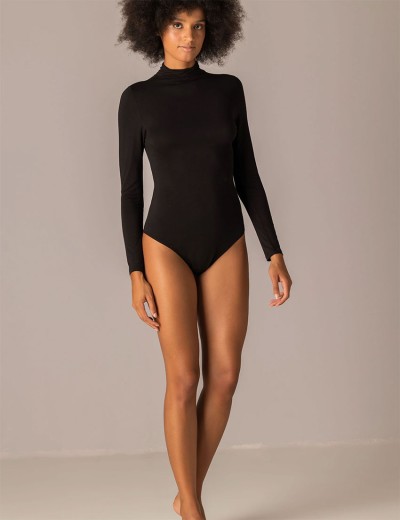 Боди-водолазка Sielei TODAY 6018 nero, Цвет: nero (черный), Размеры: M, изображение 2