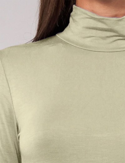 Боди-водолазка Sielei TODAY 6018 verde militare, Цвет: verde militare (зелё, Размеры: M, изображение 3