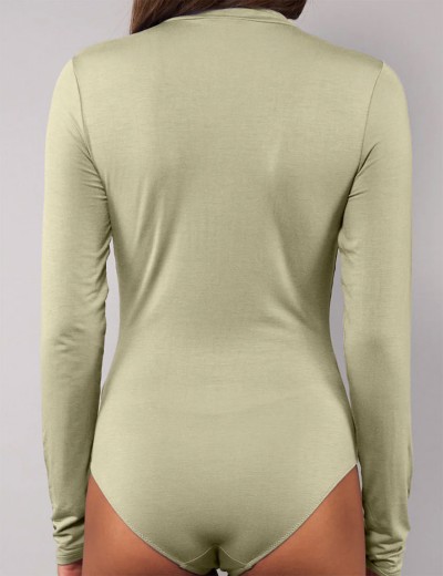 Боди-водолазка Sielei TODAY 6018 verde militare, Цвет: verde militare (зелё, Размеры: M, изображение 2