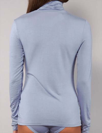 Водолазка из модала Sielei TODAY 6020 denim, Цвет: denim (джинсовый), Размеры: S, изображение 2