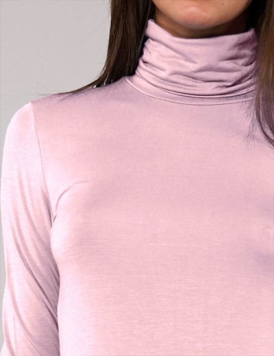 Водолазка из модала Sielei TODAY 6020 malva, Цвет: malva (лиловый), Размеры: L, изображение 3