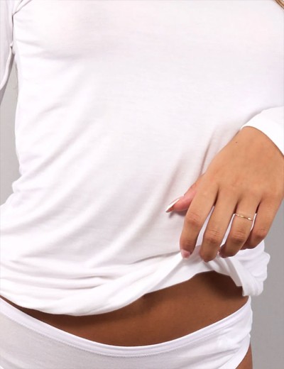 Водолазка из модала Sielei TODAY 6020 milk, Цвет: milk (молоко), Размеры: L, изображение 3