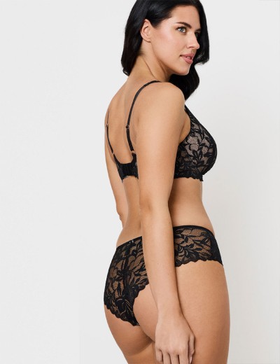 Бюстгальтер балконет тюльпан Subtille BELLA BLACK NEW full cup, Цвет: черный, Размеры: 100E, изображение 5