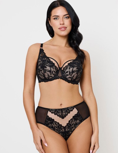 Трусы высокие Subtille BELLA BLACK NEW high-waist, Цвет: черный, Размеры: L, изображение 3