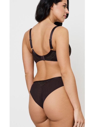 Трусики бразилиана Subtille SILVIA CHOCO mini, Цвет: шоколадный, Размеры: M, изображение 4