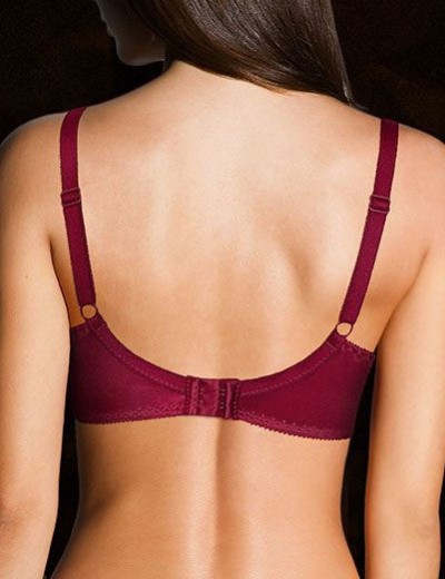 Бюстгальтер с поролоном Albina L COMFORT 8085 бургундия, Цвет: бургундия, Размеры: 75E, изображение 3