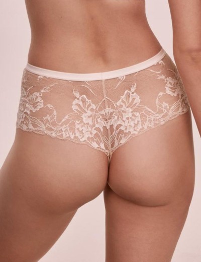 Кружевные высокие стринги Alles SUBLIME stringi beige, Цвет: бежевый, Размеры: S, изображение 2