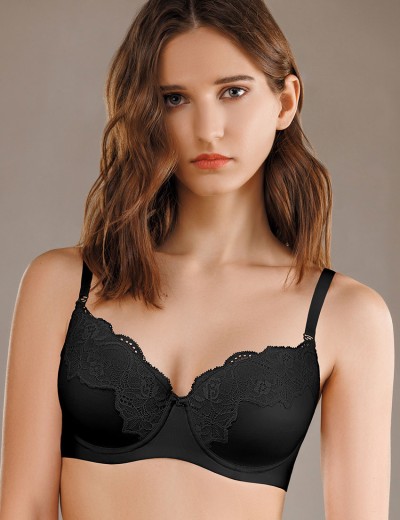 Бюстгальтер с формованной чашкой Amelie MILANA 2316 черный, Цвет: черный, Размеры: 75B, изображение 3