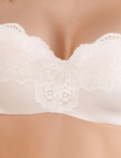 Бюстгальтер бандо пуш-ап Amelie MILANA 2317 молочный, Цвет: молочный, Размеры: 80D, изображение 3