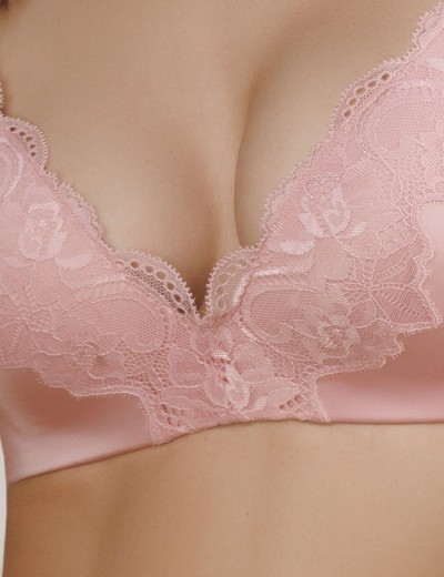 Бюстгальтер формованный без косточек Amelie MILANA 2318 розовый, Цвет: розовый, Размеры: 75D, изображение 4