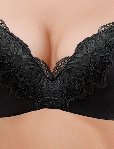 Формованный бюстгальтер пуш-ап Amelie MILANA 2319 черный, Цвет: черный, Размеры: 65B, изображение 3