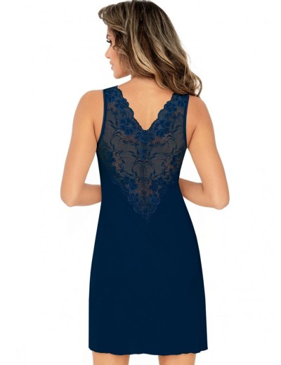 Ночная сорочка Donna KRISTINA nightdress dark blue, Цвет: темно-синий, Размеры: L, изображение 2 Ночная сорочка Donna KRISTINA nightdress dark blue, Цвет: темно-синий, Размеры: L, изображение 2
