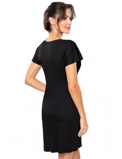 Сорочка с короткими рукавами Donna LUIZA nightdress black new, Цвет: черный, Размеры: L, изображение 2 Сорочка с короткими рукавами Donna LUIZA nightdress black new, Цвет: черный, Размеры: L, изображение 2