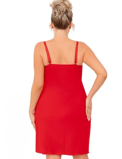 Ночная сорочка Donna SYLVIA nightdress PLUS red, Цвет: красный, Размеры: 3XL, изображение 3 Ночная сорочка Donna SYLVIA nightdress PLUS red, Цвет: красный, Размеры: 3XL, изображение 3