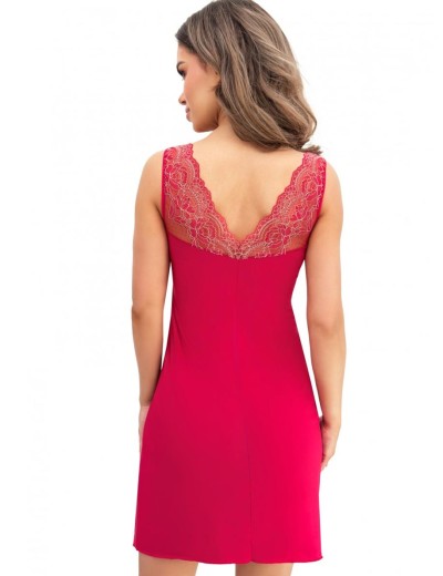 Сорочка с кружевным верхом Donna VICTORIA II nightdress, Цвет: красный, Размеры: L, изображение 3 Сорочка с кружевным верхом Donna VICTORIA II nightdress, Цвет: красный, Размеры: L, изображение 3