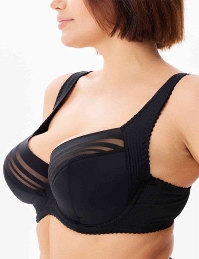 Бюстгальтер полумягкий Elli 9092 черный, Цвет: черный, Размеры: 80H, изображение 2