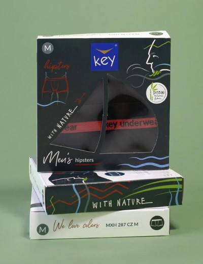 Облегающие боксеры Key MXH 287 черный, Цвет: черный, Размеры: M, изображение 2