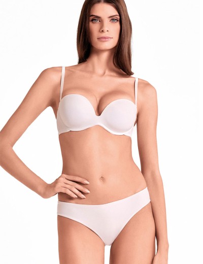 Бюстгальтер фашия без каркасов Lormar FREE PLUS bianco, Цвет: bianco (белый), Размеры: 65B, изображение 3