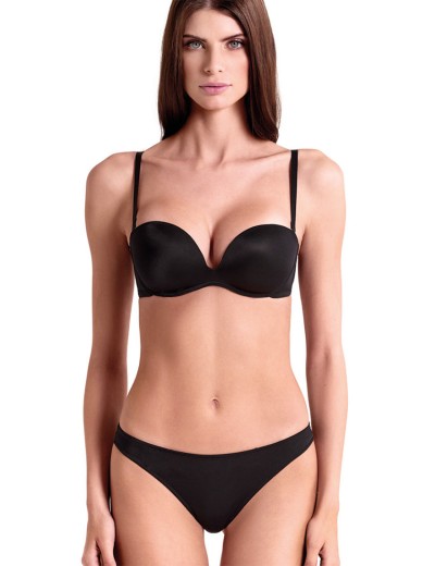 Бюстгальтер фашия без каркасов Lormar FREE PLUS nero, Цвет: nero (черный), Размеры: 65B, изображение 4