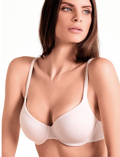 Гладкий формованный бюстгальтер Lormar MOUSSE bianco, Цвет: bianco (белый), Размеры: 80C, изображение 2