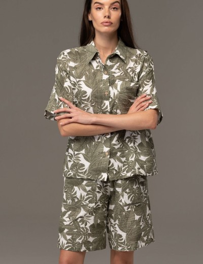 Комплект из хлопкового муслина Mia-Amore AVANTA 5374, Цвет: оливковый, Размеры: 3XL, изображение 2