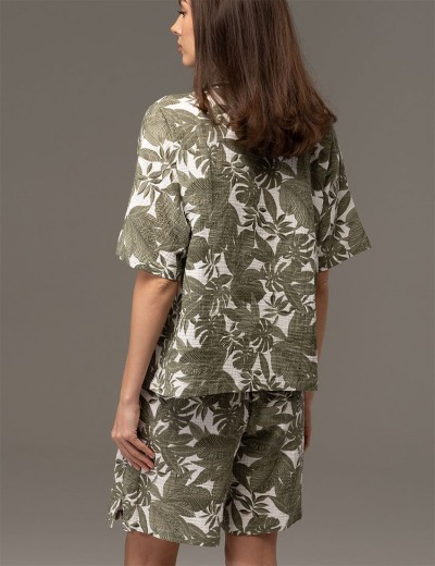 Комплект из хлопкового муслина Mia-Amore AVANTA 5374, Цвет: оливковый, Размеры: 3XL, изображение 3