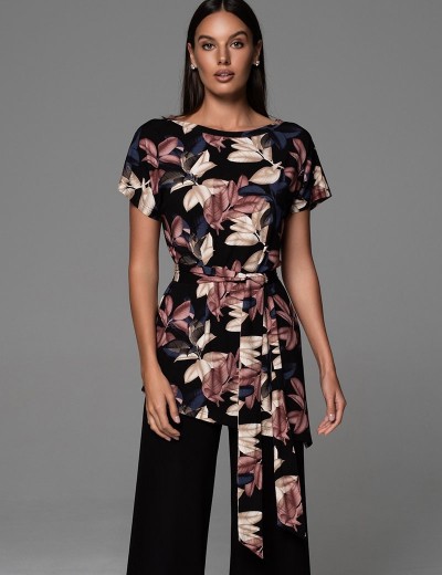 Комплект с широкими брюками Mia-Amore DAIANA 5575, Цвет: мультицвет, Размеры: 2XL, изображение 3