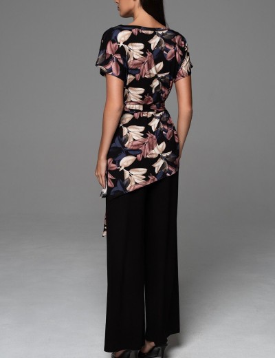 Комплект с широкими брюками Mia-Amore DAIANA 5575, Цвет: мультицвет, Размеры: 2XL, изображение 2