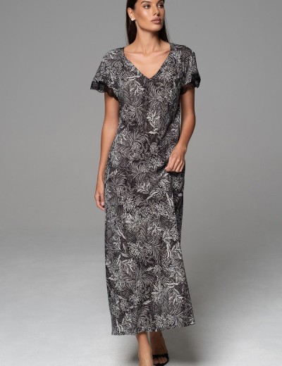 Сорочка с коротким рукавом Mia-Amore JOLINE 5584, Цвет: черный, Размеры: 2XL, изображение 4 Сорочка с коротким рукавом Mia-Amore JOLINE 5584, Цвет: черный, Размеры: 2XL, изображение 4