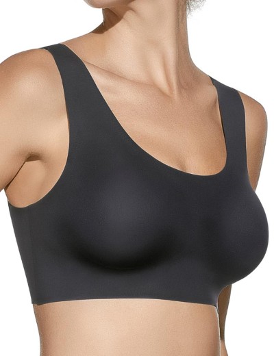 Бесшовный бюстгальтер-топ Selene OLIVIA чёрный, Цвет: чёрный, Размеры: M Бесшовный бюстгальтер-топ Selene OLIVIA чёрный, Цвет: чёрный, Размеры: M