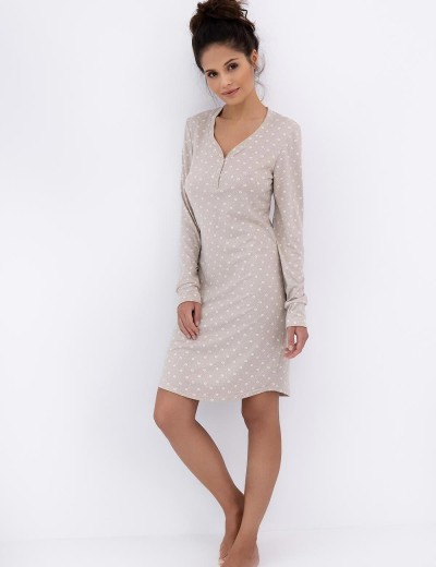 Сорочка с длинными рукавами Sensis BAYLEE, Цвет: бежевый, Размеры: L, изображение 3