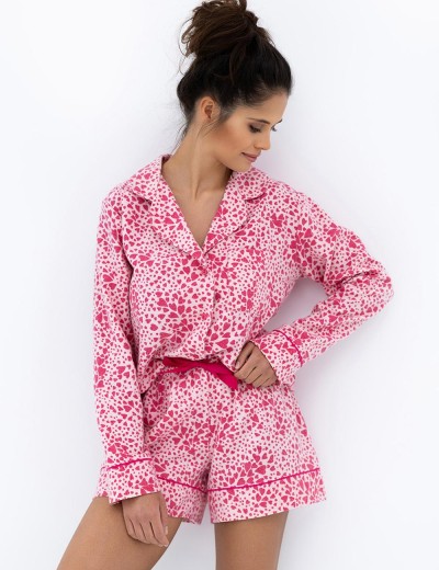 Женская пижама с шортами Sensis KENZIE, Цвет: розовый, Размеры: M, изображение 2