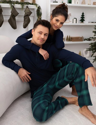 Мужская пижама Sensis LUKE, Цвет: темно-синий, Размеры: L, изображение 3