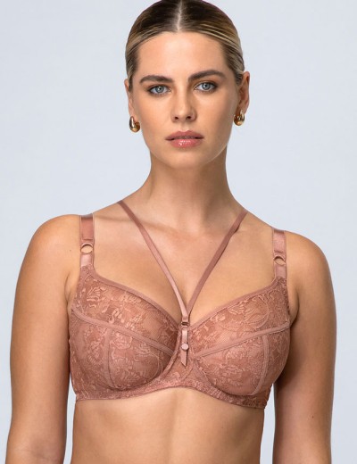 Бюстгальтер кружевной Alles CHIARA M mocha mousse, Цвет: капучино, Размеры: 70F, изображение 3 Бюстгальтер кружевной Alles CHIARA M mocha mousse, Цвет: капучино, Размеры: 70F, изображение 3