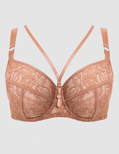 Бюстгальтер кружевной Alles CHIARA M mocha mousse, Цвет: капучино, Размеры: 70F, изображение 9 Бюстгальтер кружевной Alles CHIARA M mocha mousse, Цвет: капучино, Размеры: 70F, изображение 9