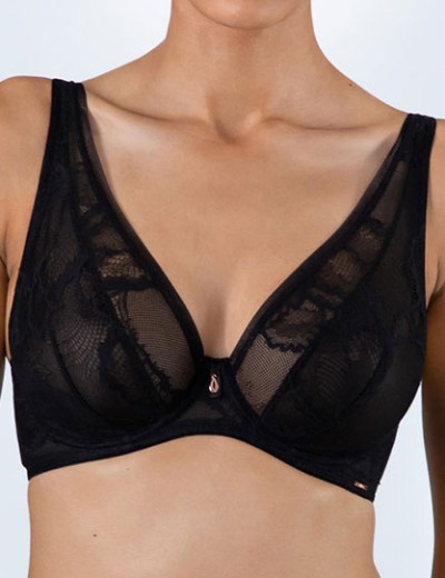 Мягкий кружевной бюстгальтер Alles ETHER M bralette чёрный, Цвет: черный, Размеры: 65D Мягкий кружевной бюстгальтер Alles ETHER M bralette чёрный, Цвет: черный, Размеры: 65D