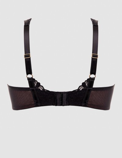 Кружевной бюстгальтер Alles TRUFFLE NOIR M bralette, Цвет: черный, Размеры: 65D, изображение 10