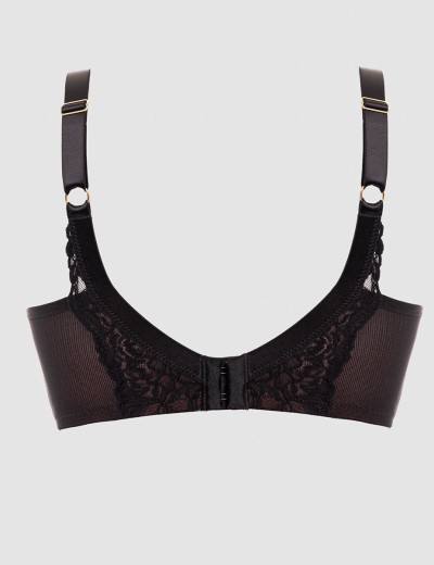 Бюстгальтер полупоролоновый Alles TRUFFLE NOIR PU, Цвет: черный, Размеры: 70F, изображение 8