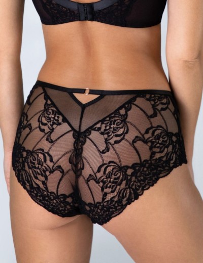 Трусы высокие слипы Alles TRUFFLE NOIR classic, Цвет: черный, Размеры: M, изображение 2