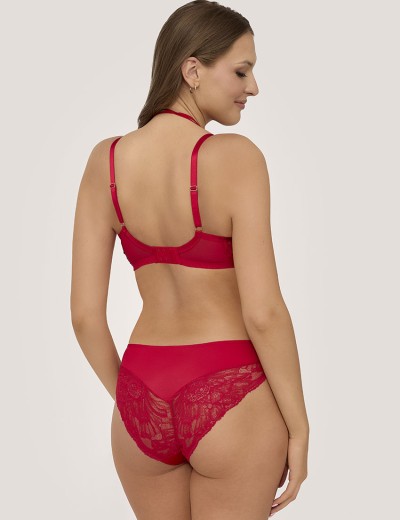 Бюстгальтер с вкладышами пуш-ап Ava INFINITY 2176 U Push Up barbados, Цвет: красный, Размеры: 65D, изображение 8