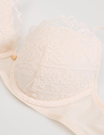 Бюстгальтер со съемным пуш-ап Esotiq 42957 BEE шампань, Цвет: шампань, Размеры: 70B, изображение 5