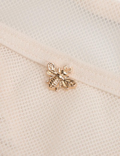 Трусики стринги Esotiq 42959 BEE шампань, Цвет: шампань, Размеры: S, изображение 4