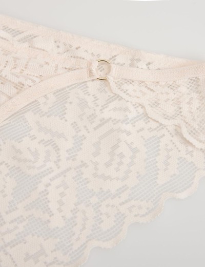 Кружевные слипы Esotiq 42960 BEE шампань, Цвет: шампань, Размеры: S, изображение 4