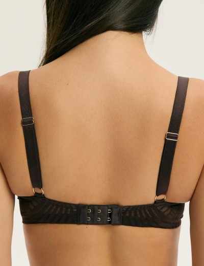 Бюстгальтер с пуш-ап вкладышами Esotiq 43521 NACRE шоколадный, Цвет: шоколадный, Размеры: 65D, изображение 2