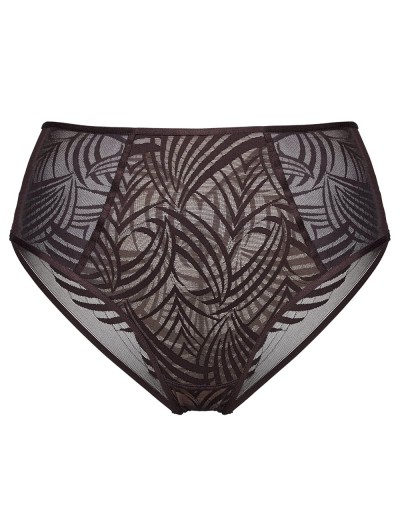 Высокие трусы слипы Esotiq 43525 NACRE шоколадный, Цвет: шоколадный, Размеры: S, изображение 4